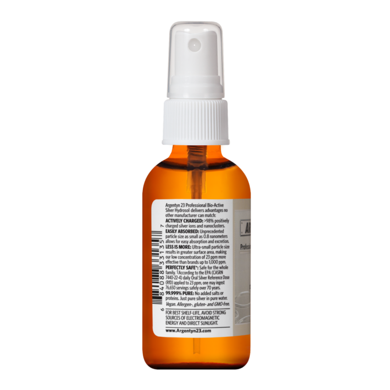 Argentyn 23, Bio-Active Silver Hydrosol, 2 fl. oz. Spray - Image 2