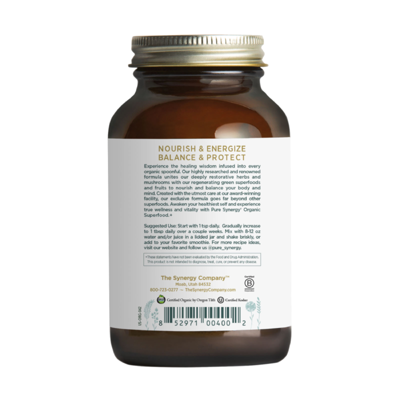 Pure Synergy, Organic Superfood, 12.5oz - Image 4