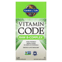 Vitamin Code Raw B-Complex, 120 caps
