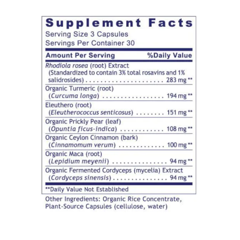 Adaptogen-R3 | Adaptogen Complex, 90 Capsules - Image 2