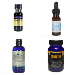 Juice Fasting & Detox featuring: Illumodine – Best Iodine Supplement, 0.5 fl. oz.  400 mcg, NCD2 Zeolite, 15ml, Waiora, Magnesium (Angstrom), 8 fl. oz., Mother Earth Minerals, SERRAXYM Systemic Enzyme Supplement, 93 Capsules