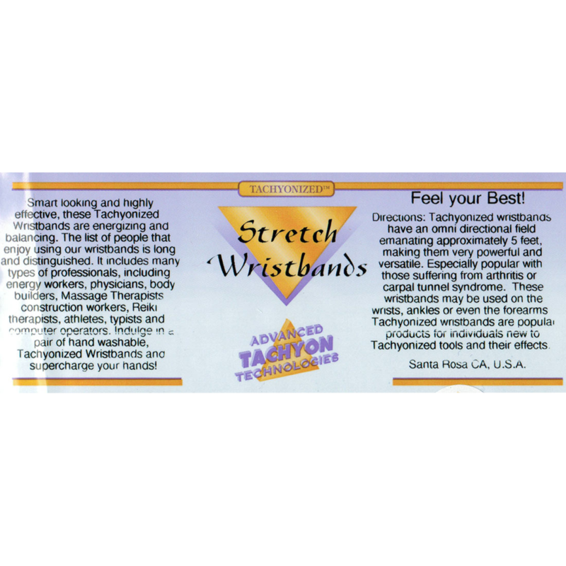 Tachyonized Deluxe Wristbands -  Navy Blue - Image 3